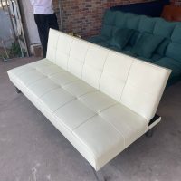Sofa bed kem da ໂຊຟາເບດ ສີຄີມໜັງ
