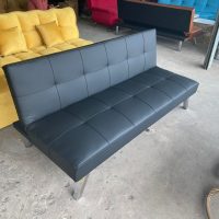 Sofa bed đen da ໂຊຟາເບດ ສີດຳໜັງ