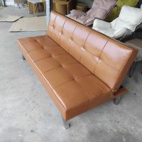 Sofa bed nâu da ໂຊຟາເບດ ນ້ຳຕານໜັງ
