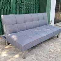 Sofa bed xám bố ໂຊຟາເບດ ສີເທົາຜ້າແຄນວາສ
