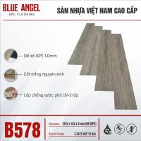 BlueEngel SPC 5mm B578 ພື້ນຢາງລະບົບລັອກ