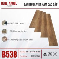 BlueEngel SPC 5mm B538 ພື້ນຢາງລະບົບລັອກ