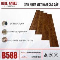 BlueEngel SPC 5mm B588 ພື້ນຢາງລະບົບລັອກ