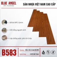 BlueEngel SPC 5mm B583 ພື້ນຢາງລະບົບລັອກ