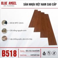 BlueEngel SPC 5mm B518 ພື້ນຢາງລະບົບລັອກ