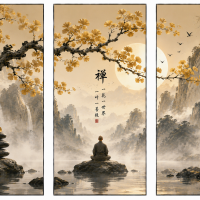 Combo 3 ຮູບຕິດຝາ 40x85cm 310