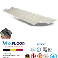 VivaFloor SPC 5,5mm V423 ພື້ນຢາງລະບົບລັອກ